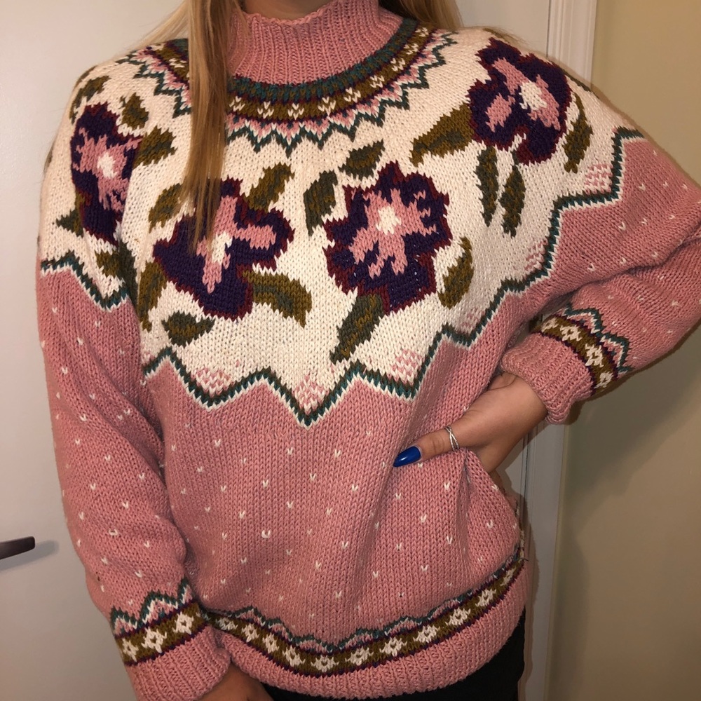 Van Heusen Hand Knitted Sweater